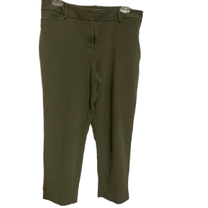 Liz Claiborne Green Cotton Capri Pants